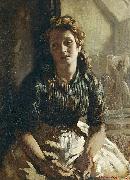 William Orpen Resting oil painting artist